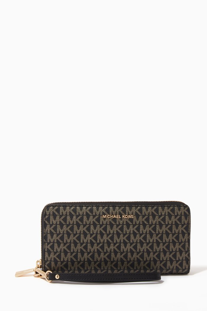

Large Continental Wallet in Canvas, Multicolour