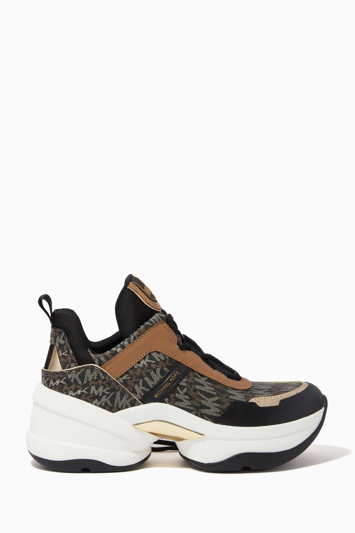 

Olympia Sneakers in Jacquard, Black