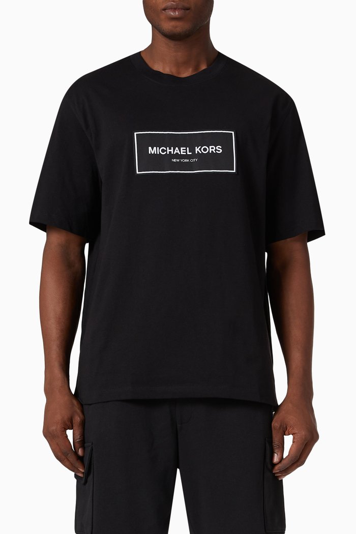 

Flagship Logo T-shirt in Cotton, Black