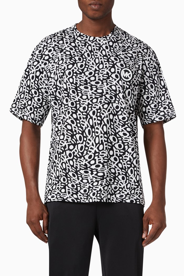 

Logo Print T-shirt in Cotton, White