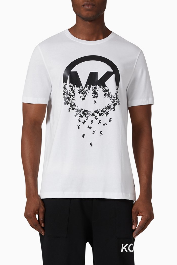 

Logo Print T-shirt in Cotton, White