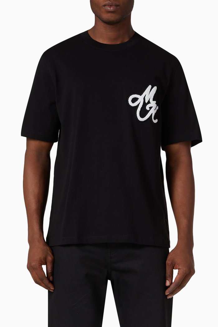 

Script Logo T-shirt in Cotton, Black