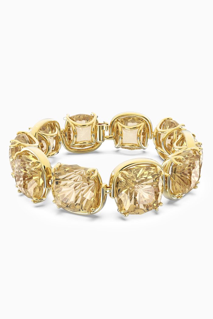 

Harmonia Crystal Bracelet in Gold-tone Metal, Yellow