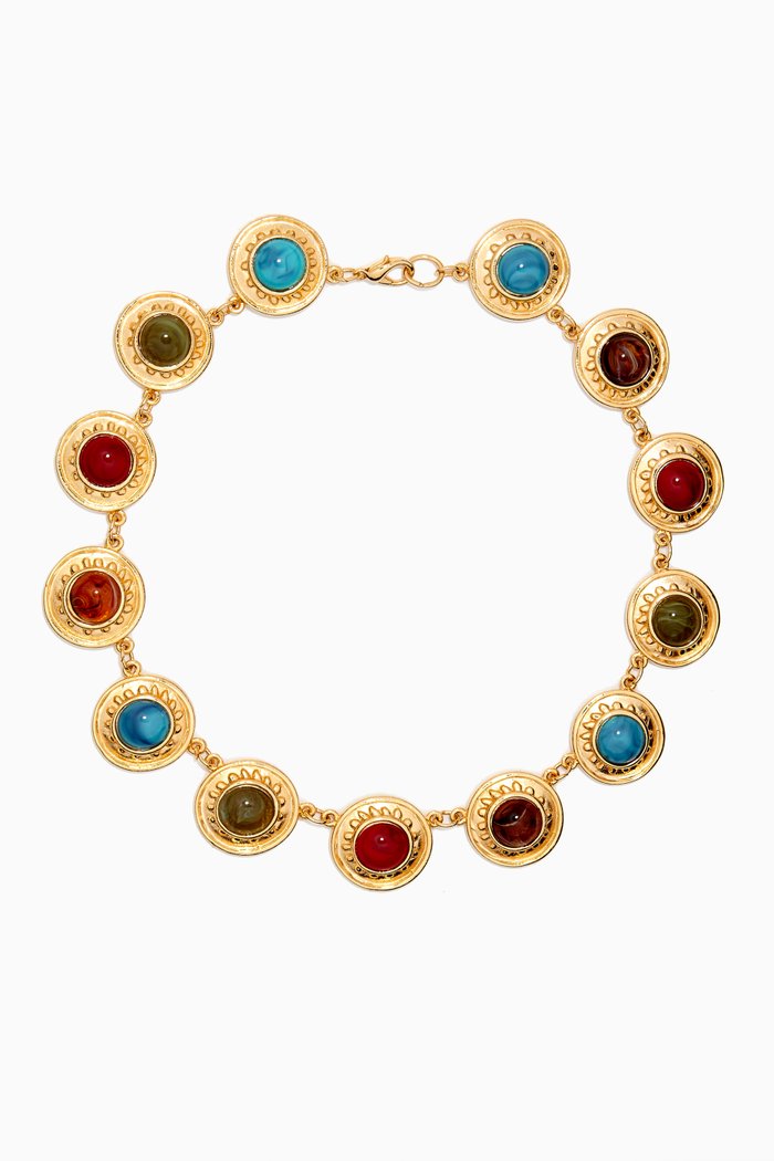

Rediscovered 1980s Etruscan Necklace, Gold