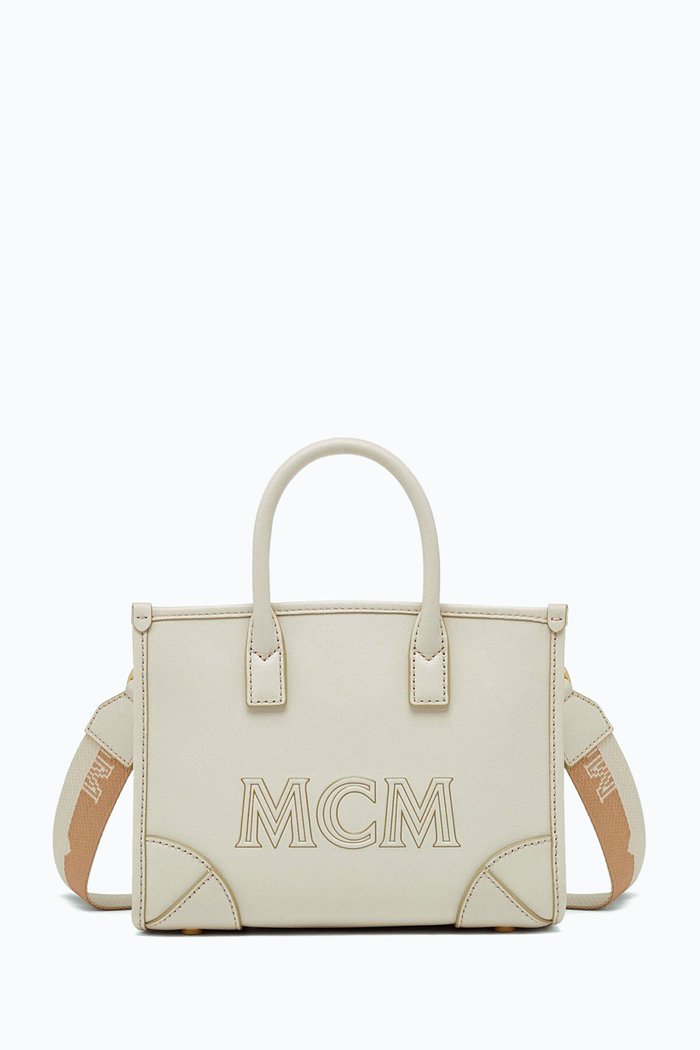 

X Small München Tote in Spanish Calf Leather, Neutral