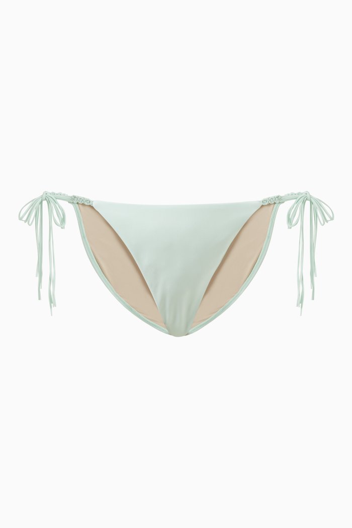 

Mila Bikini Bottom in Stretch Nylon, Blue