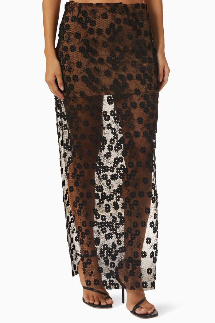 

Rosella Maxi Skirt, Black