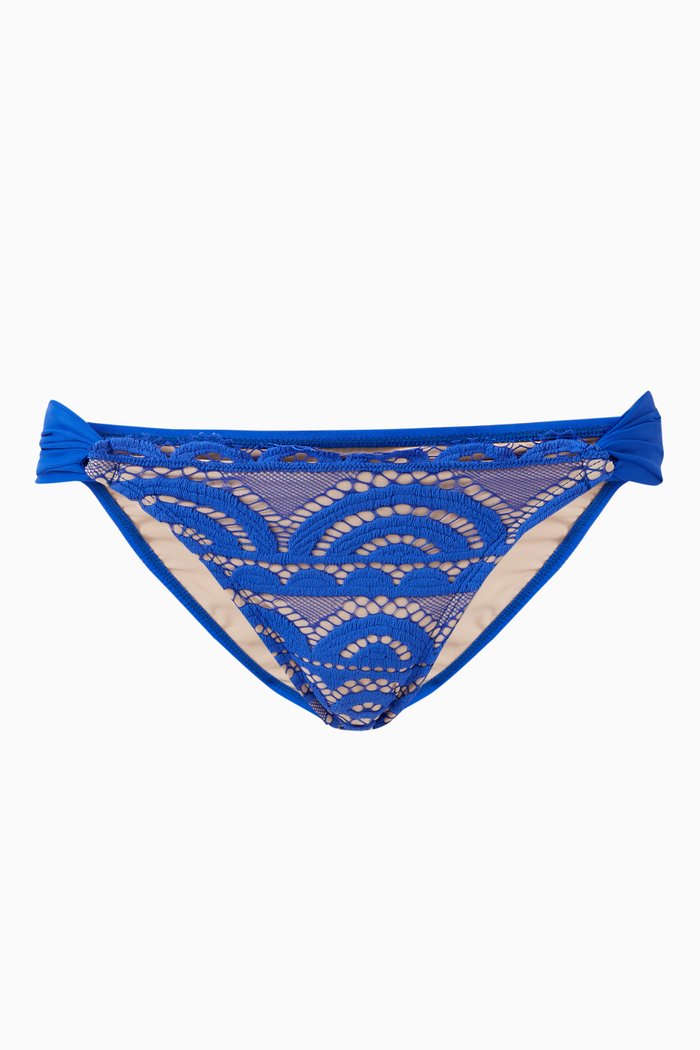 

Bikini Bottom in Lace, Blue