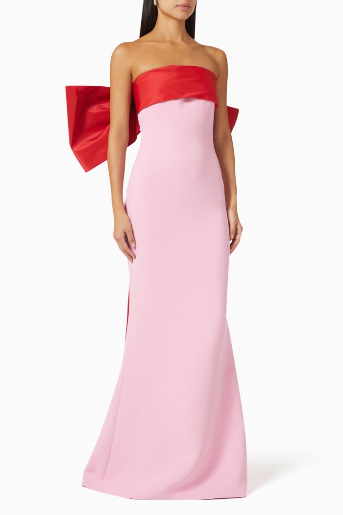 

Bow Maxi Dress, Pink