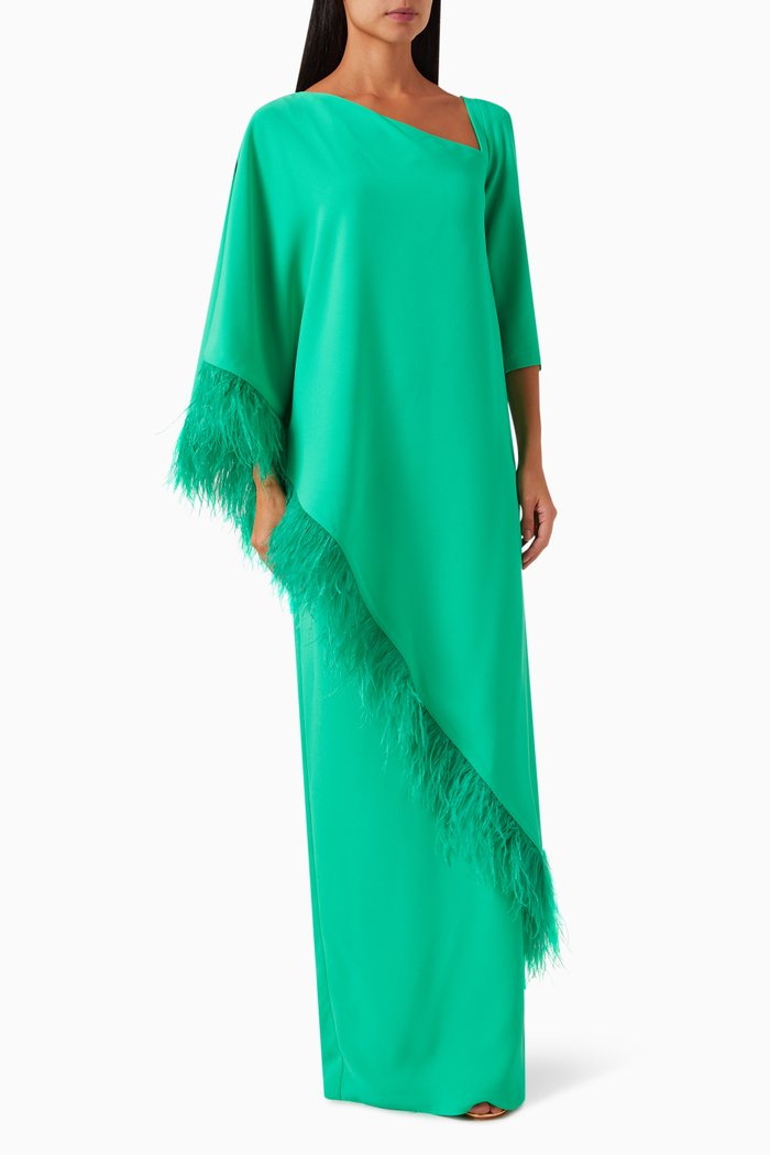 

Nunu Dress in Crepe, Green