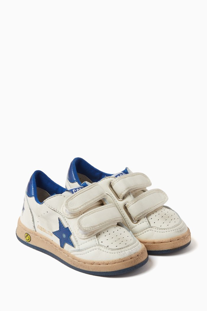 

Ball Star Low-top Sneakers in Leather, White