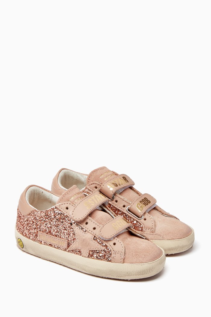 

Old School Sneakers in Suede Leather, Pink