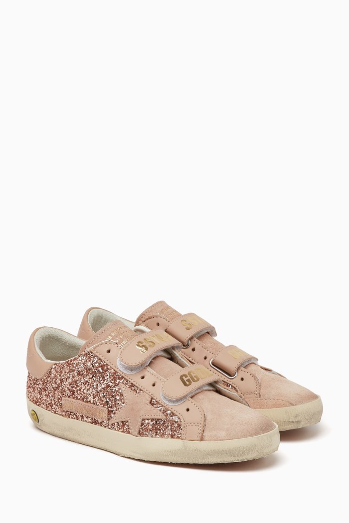 

Old School Sneakers in Suede, Pink