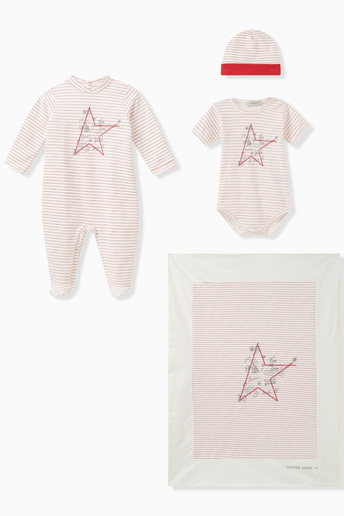 

Golden Baby Gift Set in Cotton, Pink