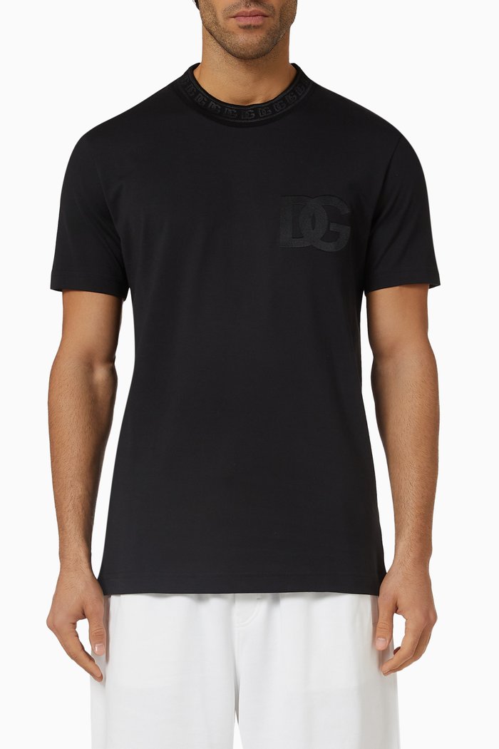 

Logo T-shirt in Jersey, Black