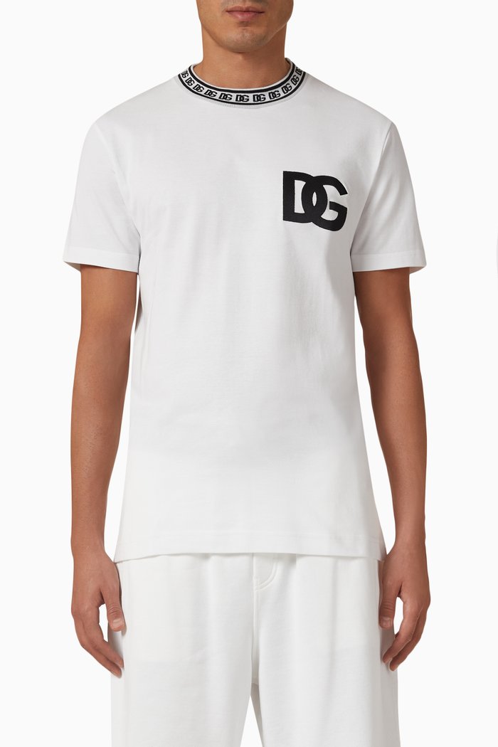 

Logo T-shirt in Jersey, White