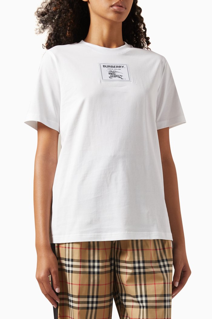 

Margot Prorsum Label T-shirt in Organic Cotton-jersey, White