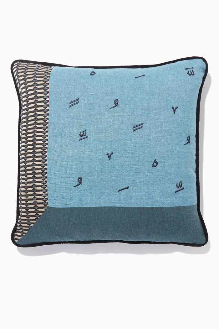 

Perspective Harakat Decorative Pillow, 45 x 45, Blue