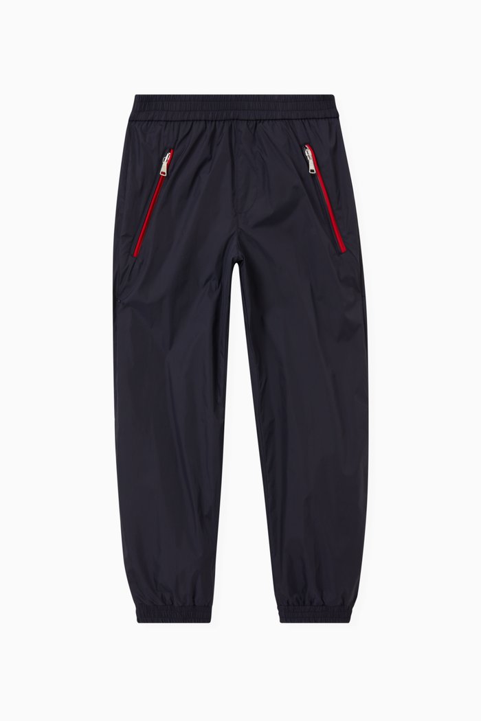 

Zip Pocket Sweatpants in Nylon, Blue