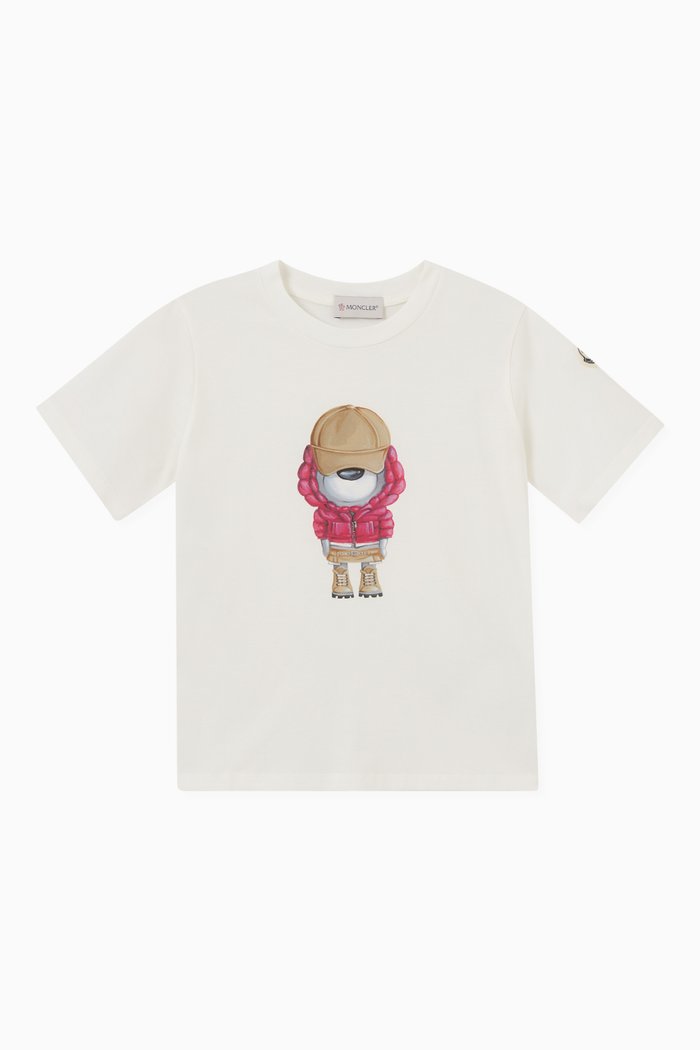

Graphic Print T-shirt in Cotton, Neutral