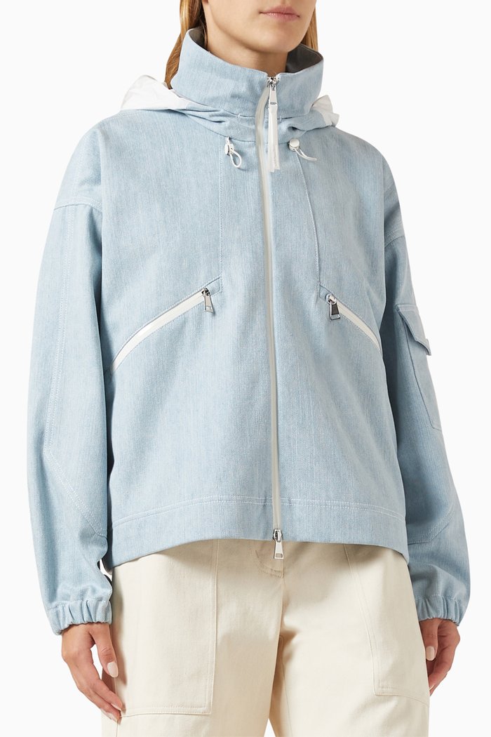 

Severau Jacket in Denim, Blue