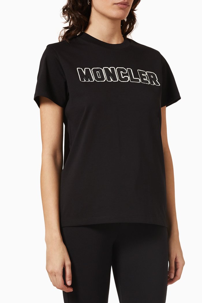 

Logo T-shirt in Cotton Jersey, Black