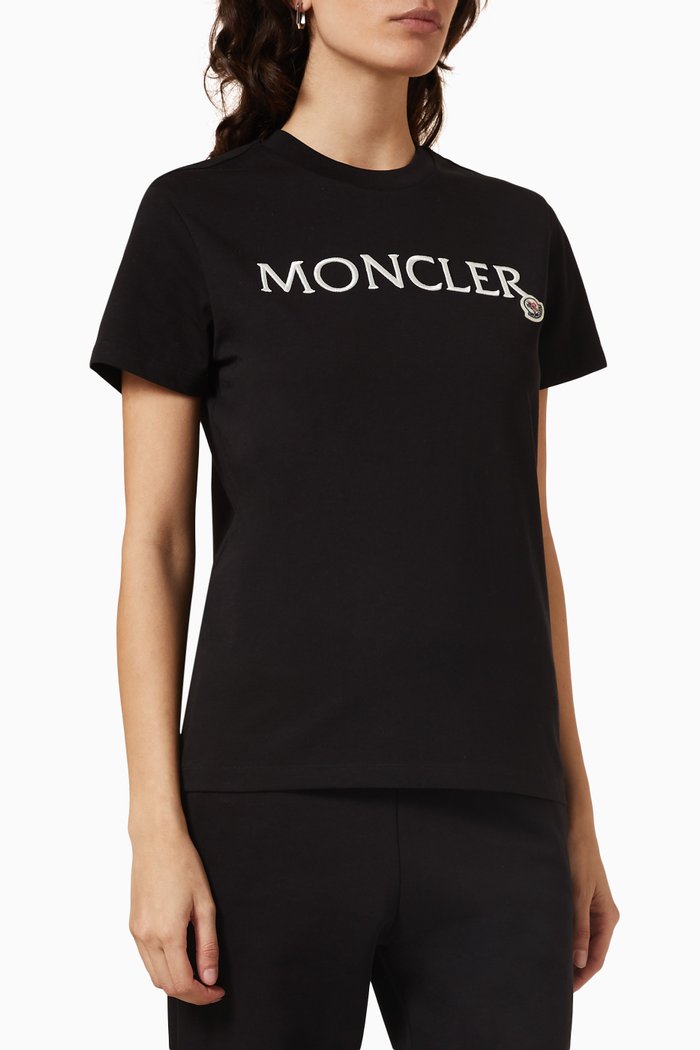 

Logo T-shirt in Cotton Jersey, Black