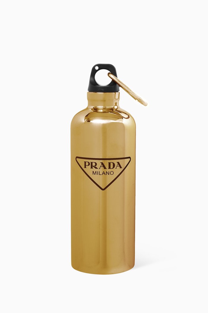 

Logo Drinking Bottle in Stainless Steel, Gold