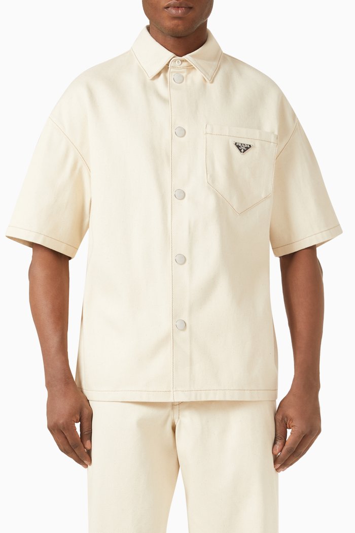 

Boxy Shirt in Denim, Neutral
