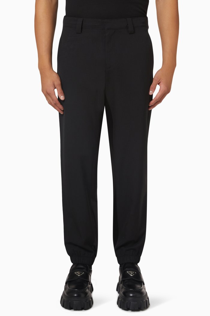 

Trousers in Virgin Wool, Black