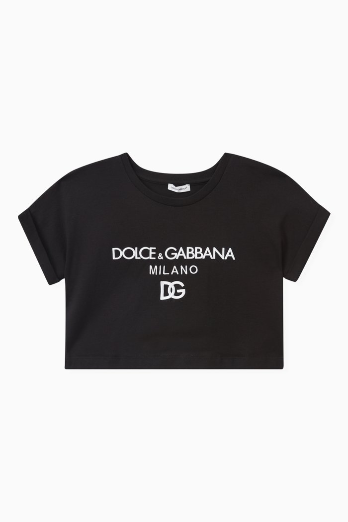 

Logo-print T-shirt in Cotton, Black