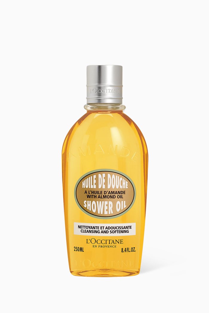 Almond Shower Oil, 250ml, Colourless