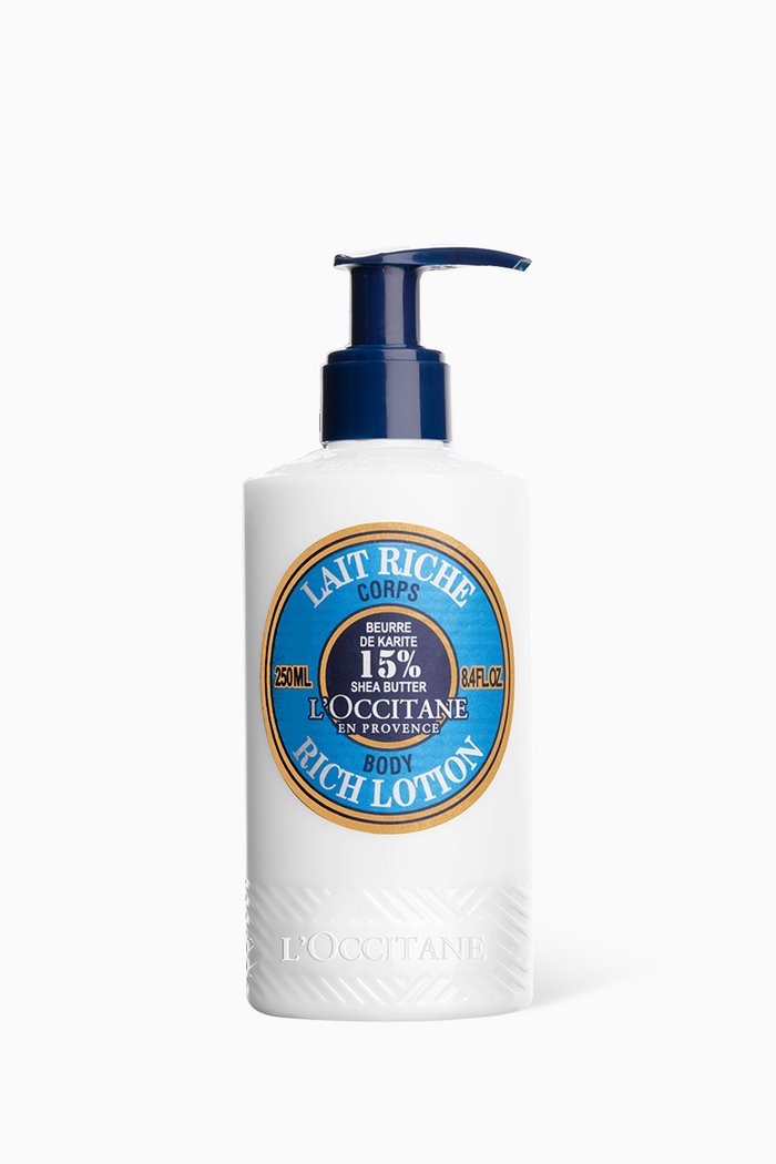 

Shea Butter Rich Body Lotion, 250ml, Colourless