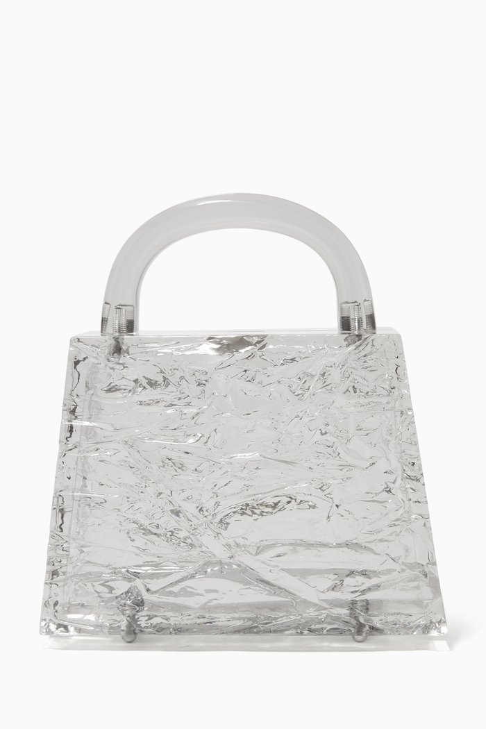 

Eva Crushed Ice Bag, Grey