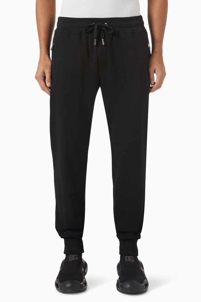 

Sweatpants in Cotton Jersey, Black
