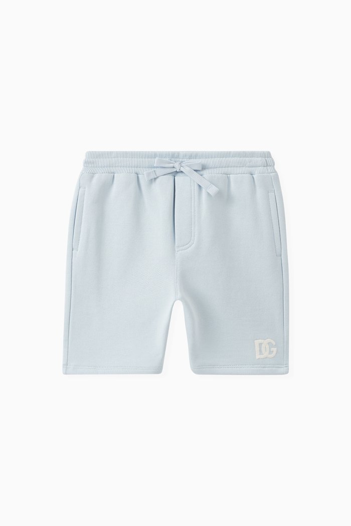 

Logo-embroidered Sweatshorts in Cotton-jersey, Blue