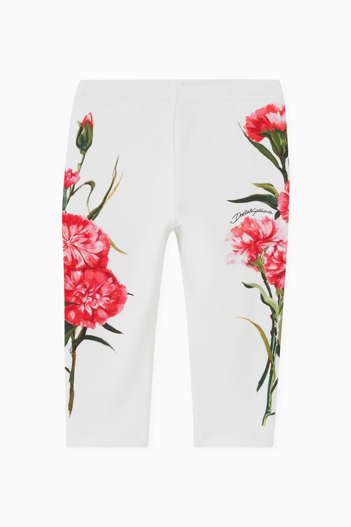 

Floral Skirt in Cotton, Pink