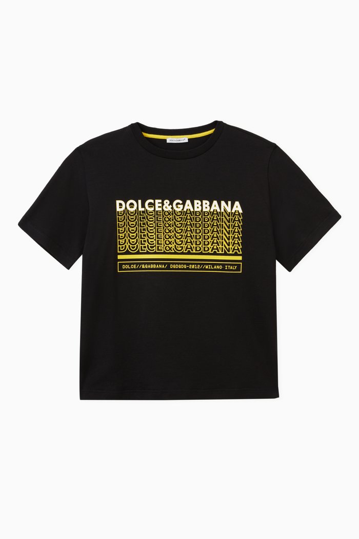 

Oversized Gamers DG Logo Print T-shirt in Cotton, Black