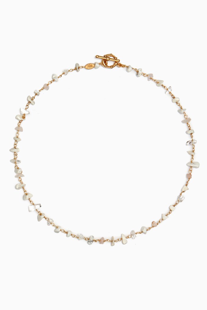 

Gipsea Mother-of-pearl Choker Necklace, White