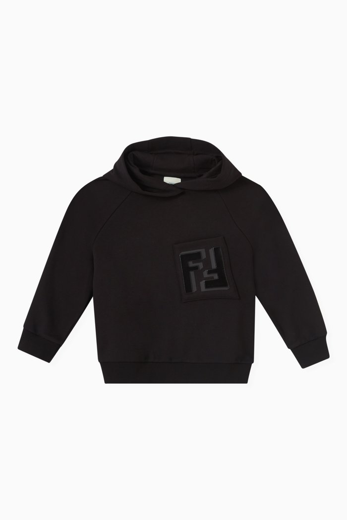 

Logo Hoodie in Cotton, Black
