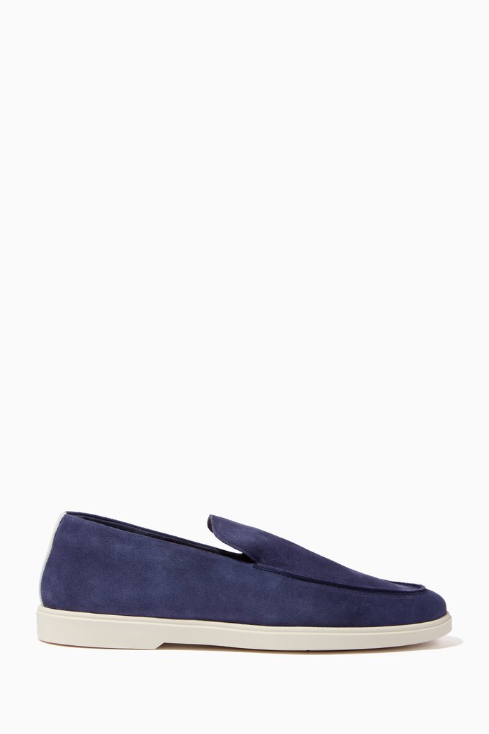 

Miguel Loafers in Suede, Blue
