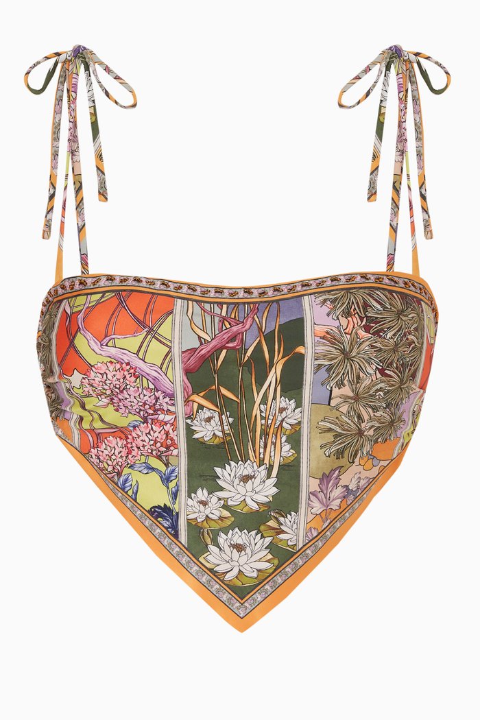 

Daicy Suki Scarf Bikini Top, Multicolour
