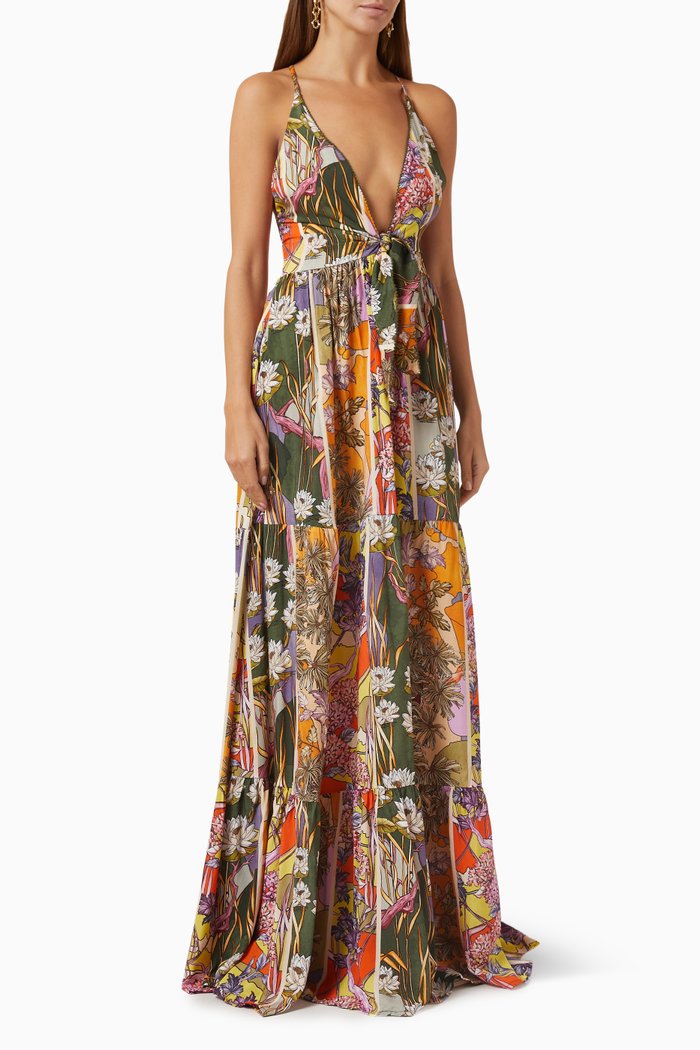 

Fairy Floral Maxi Dress, Multicolour