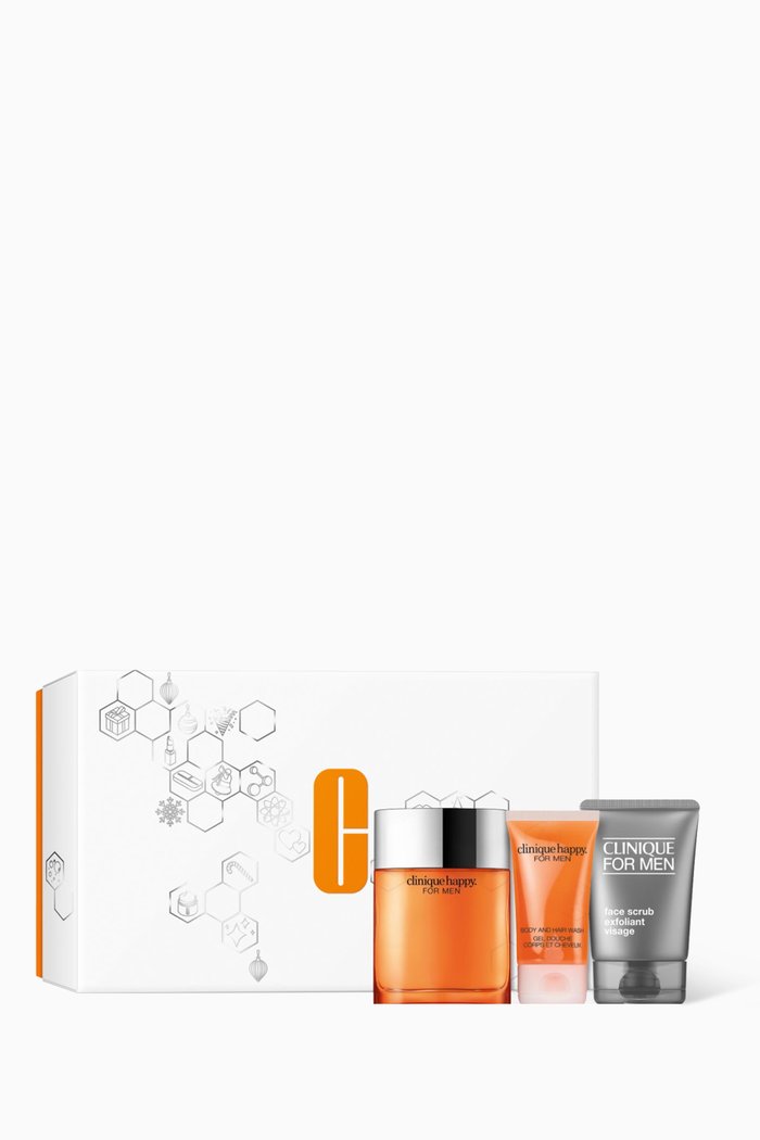 Happy For Him Skincare & Fragrance Gift Set, Multicolour