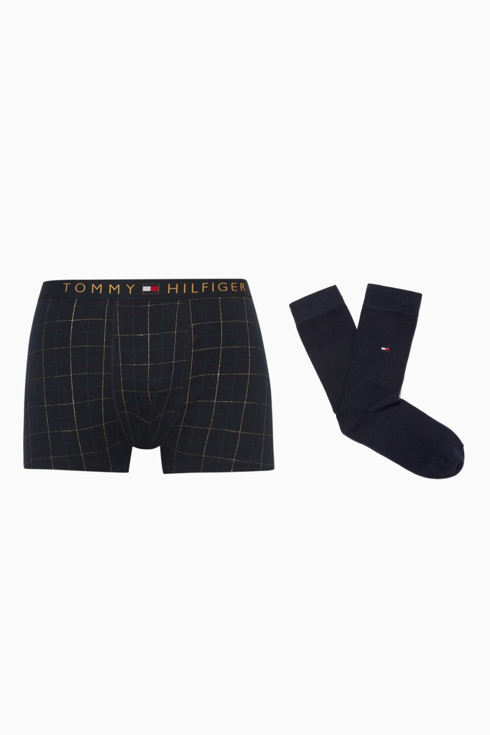 

Logo Trunks & Socks, Set of 2, Blue