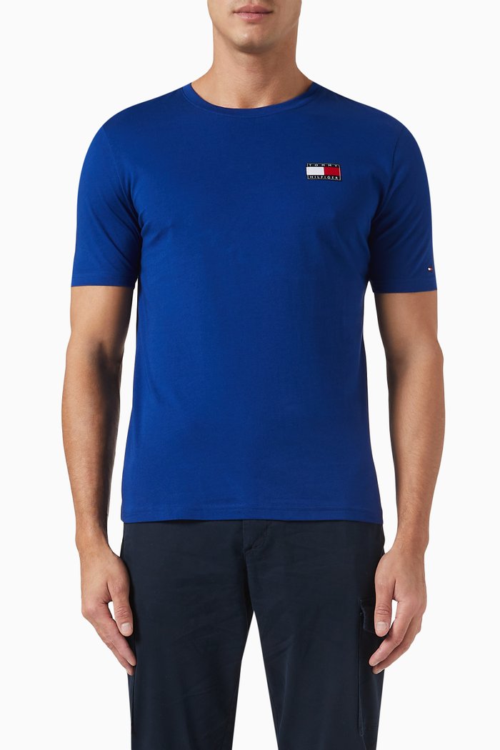 

85 Logo T-shirt in Cotton, Blue