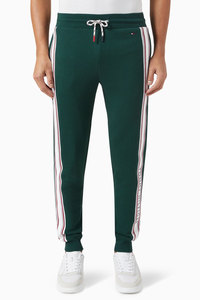 

Signature Tape Sweatpants in Cotton, Green