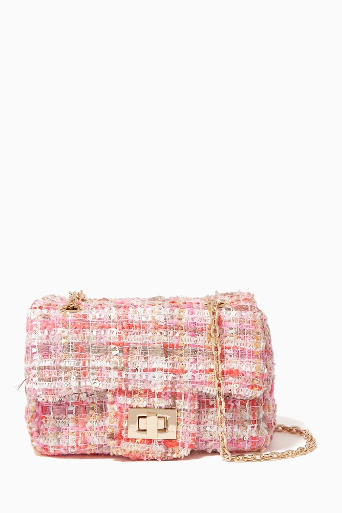 

Amy Boucle Bag, Pink