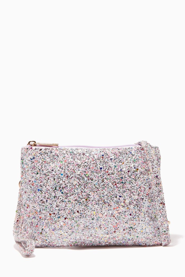 

Audrey Glitter Bag, Purple