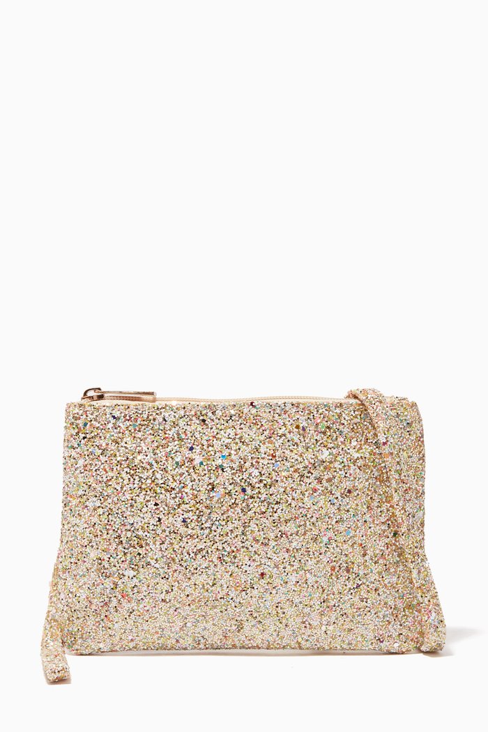 

Audrey Glitter Bag, Gold